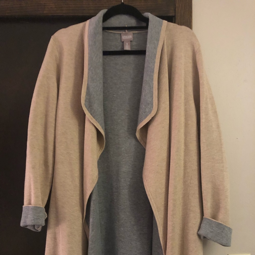 Chico’s Sweater Coat Size 3